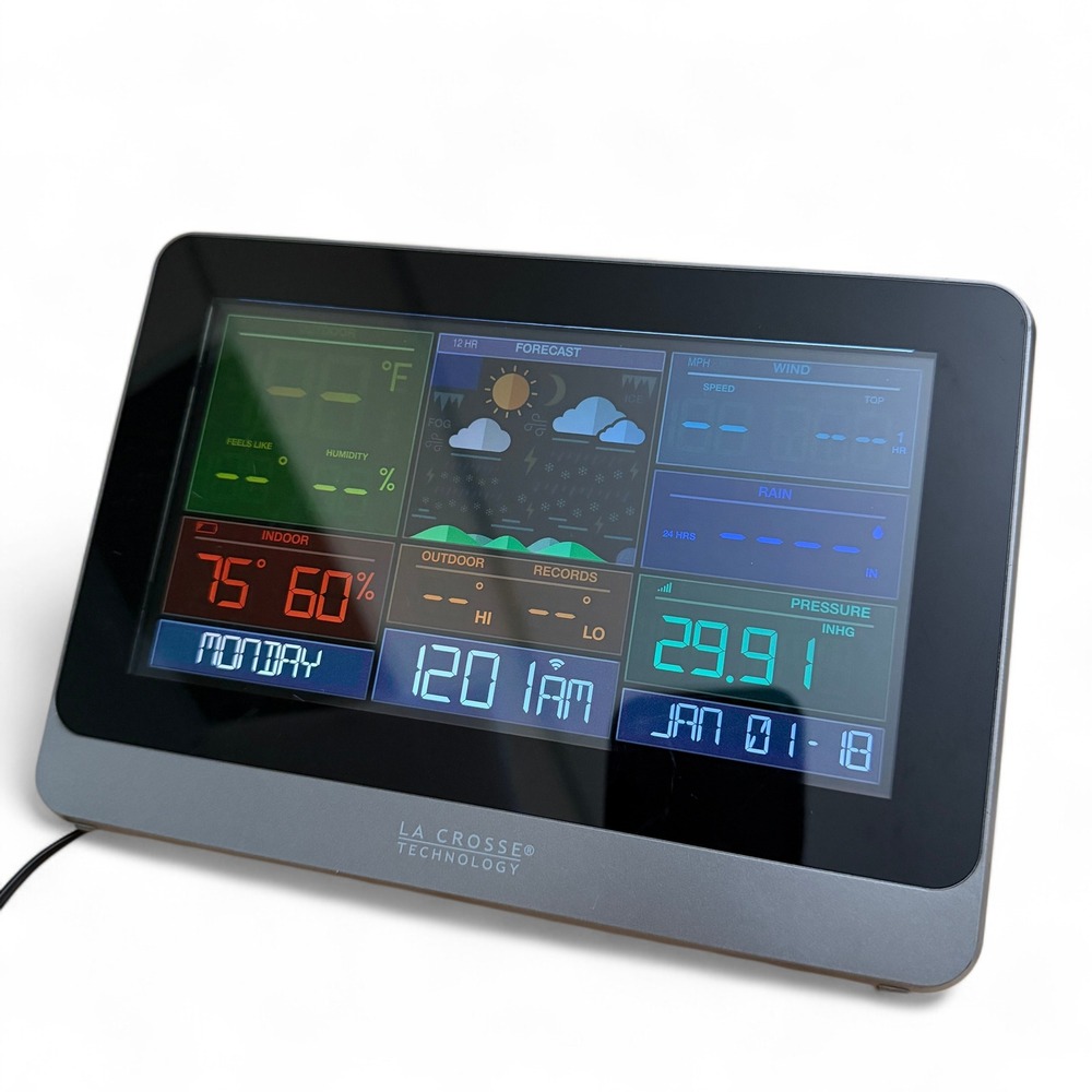 La Crosse Technology Wind/Weather Station Monitor Console ONLY w/ Adapter C83100